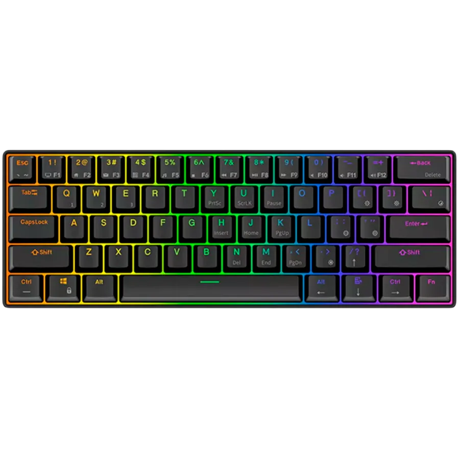 Tastatura Royal Kludge Royal Kludge RK-61-BLK-BRNSW-US