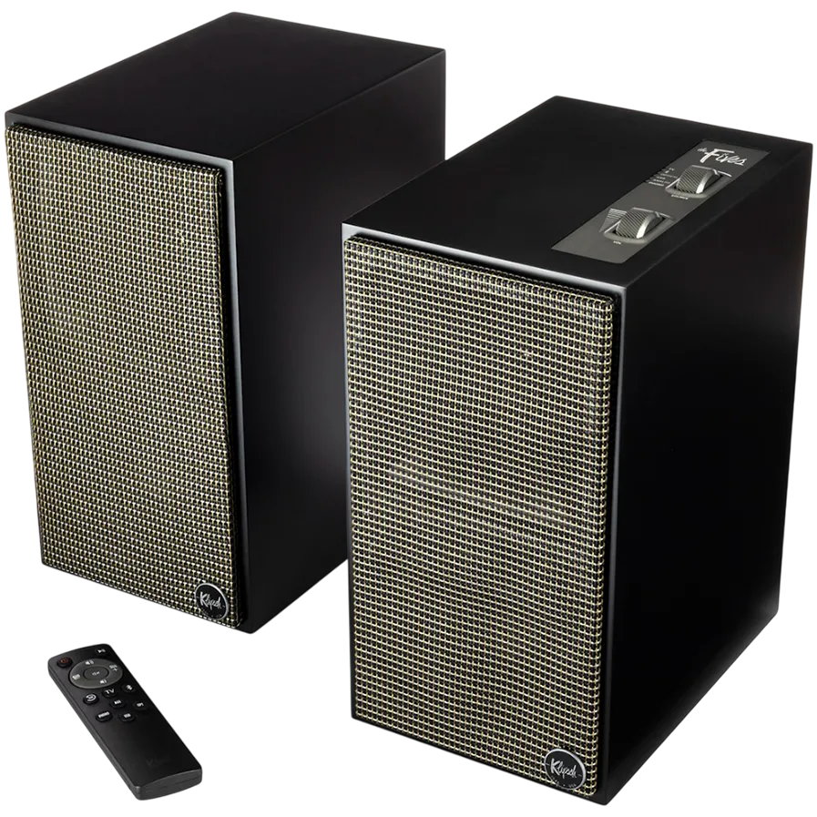 Klipsch Boxe active The Fives, Negru mat, pereche