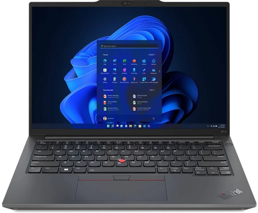 Laptop Lenovo Laptop Lenovo Lenovo ThinkPad E14 Gen 5 (Intel) Intel® Core™ i7 i7-1355U Laptop 35.6 cm (14") Touchscreen WUXGA 16 GB DDR4-SDRAM 512 GB SSD Wi-Fi 6 (802.11ax) Windows 11 Pro US English Graphite, Black New Repack/Repacked