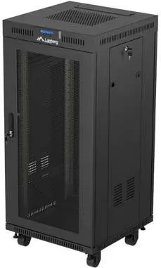Carcasa server LANBERG Carcasa server LANBERG Standing 19" 24U Rack Installation Cabinet 600×600 FF01-6624-23B Perforated Door with LCD (Flat pack) V2