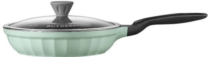 BUYDEEM Cast Aluminum Nonstick Frying Pan 25 cm, model CP151, color Cozy Greenish
