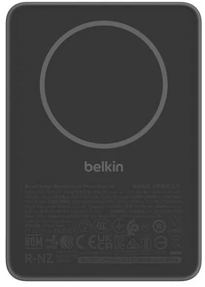 BELKIN BoostCharge Slim 5000mAh mag.Powerb. 7,5W schw.BPD010hqBK