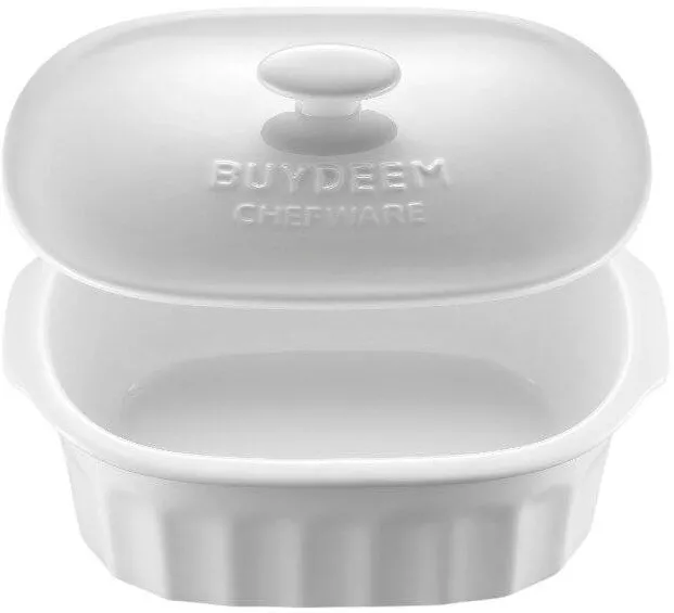 BUYDEEM Ceramic Cocotte 2 L, model CT1005, color White