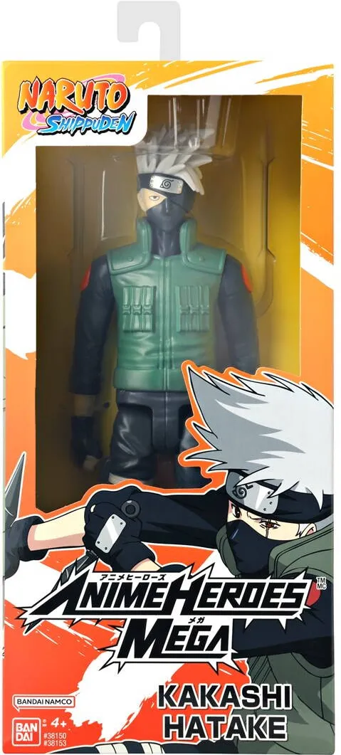 BanDai ANIME HEROES MEGA NARUTO - HATAKE KAKASHI