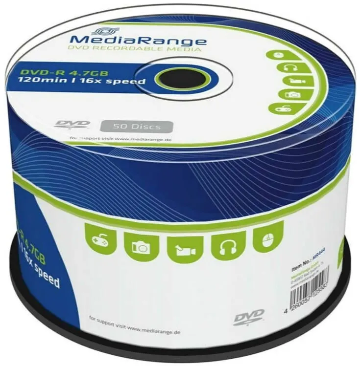 MediaRange DVD-R 16x Cake50