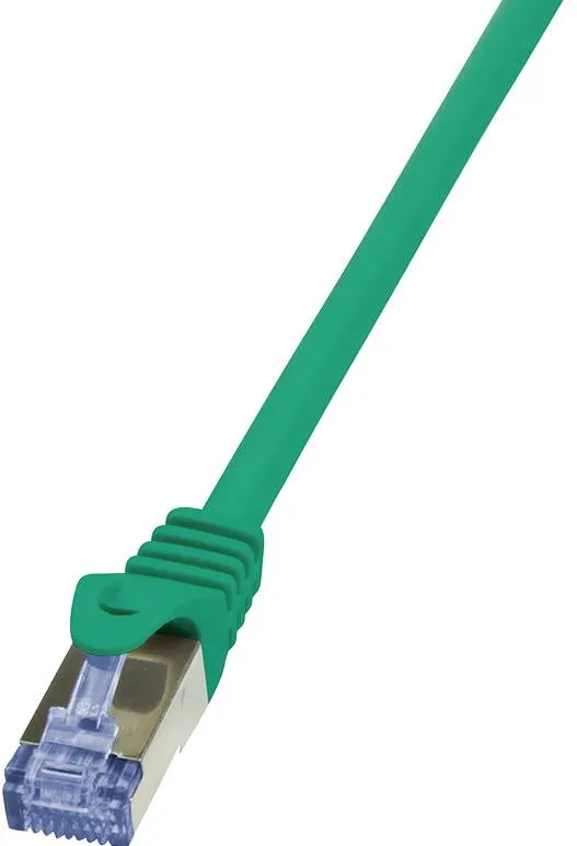 Accesoriu Retea Logilink Patch Cat.6A 10G S/FTP PIMF PrimeLine 10m verde