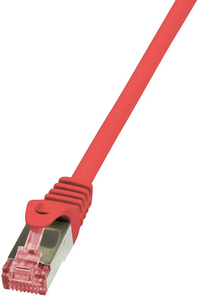 Cablu Logilink Patchcord Cat.6 S/FTP PIMF PrimeLine 1,00m, rosu