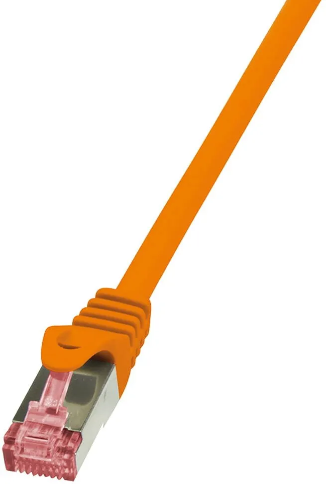 Cablu Logilink Patchcord Cat.6 S/FTP PIMF PrimeLine 3,00m, portocaliu