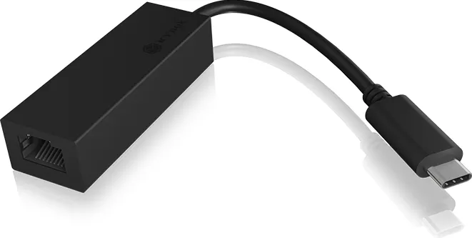 Adaptor RaidSonic ICY BOX IB-LAN100-C3 - network adapter - USB-C 3.0 - Gigabit Ethernet x 1