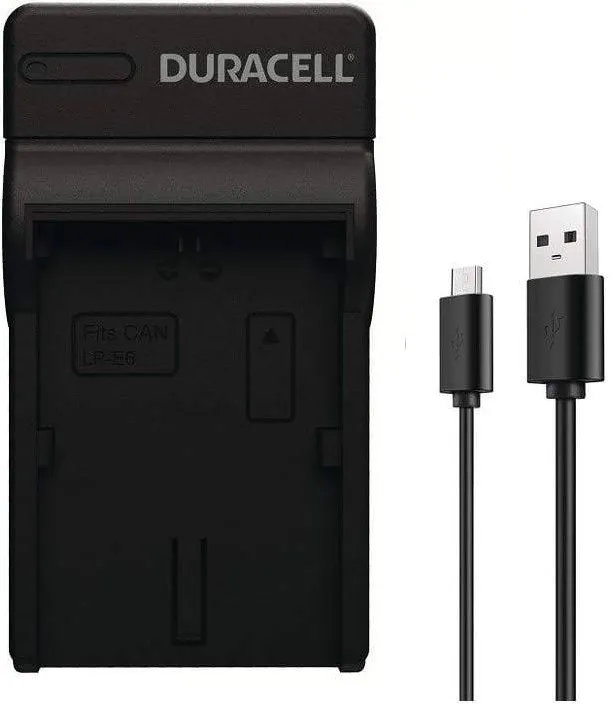 DURACELL incarcator with USB cable for DR9943/LP-E6