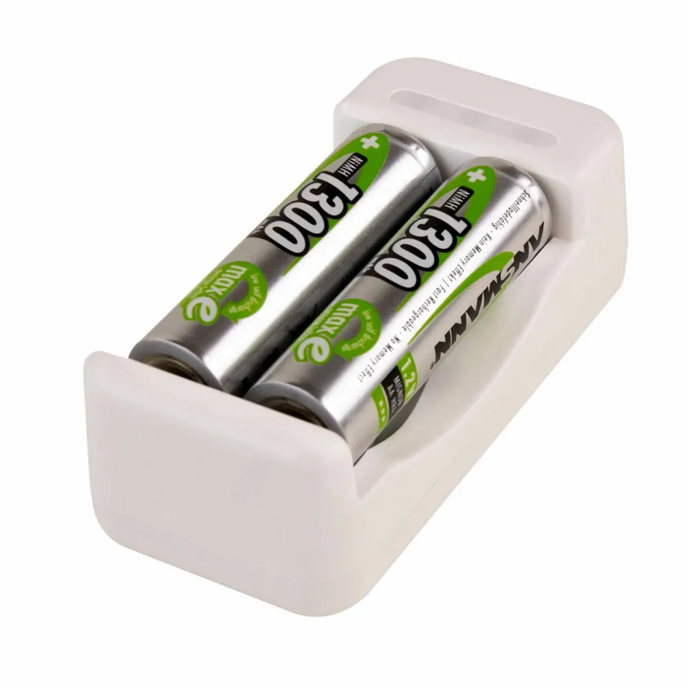 Ansmann incarcator Basic II incl. 2 x AA 1300mAh Akku 1001-0119-01