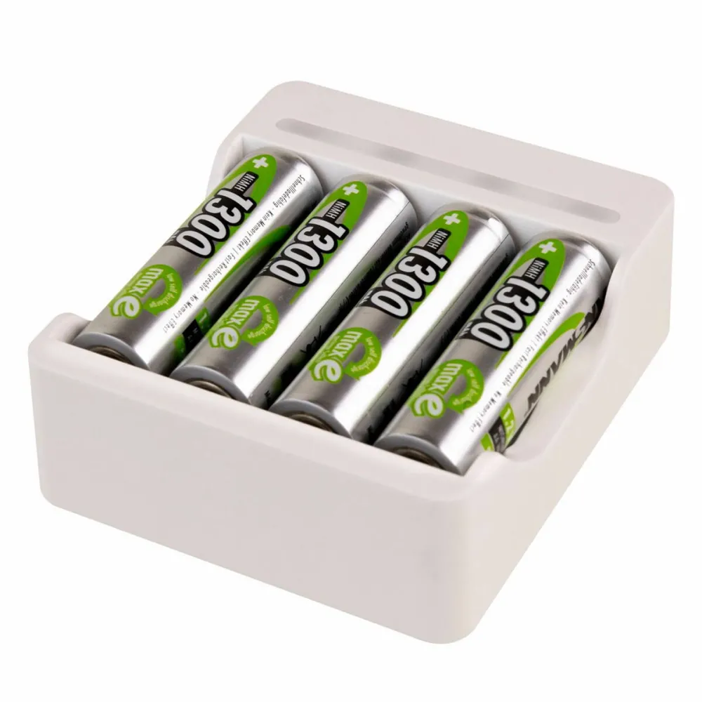 Ansmann incarcator Basic IV incl. 4 x AA 1300mAh Akku 1001-0120-01