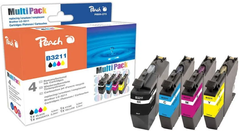 Cartus Compatibil Peach Inlocuitor Pentru Brother Nr.3211 MultiPack REM,KOM