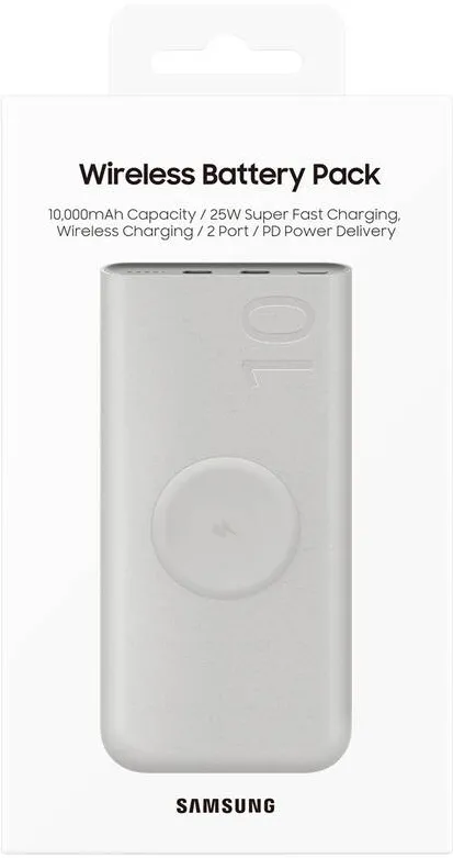 Samsung Samsung EB-U2510XUEGEU power bank 10000 mAh Wireless charging Beige