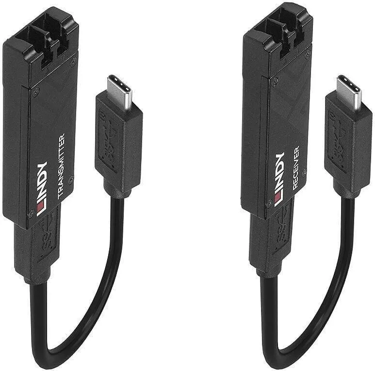 Adaptor Lindy Adaptor Lindy Adap Lindy Extender Fibre Optic USB 3.2 Typ C 100m
