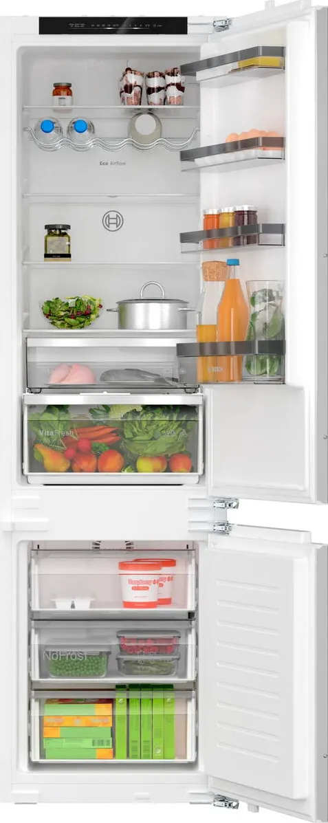 BOSCH Combina frigorifica Incorporabila Bosch KIN96VFD0, 290 l, No Frost, Iluminare LED, Clasa D, H 194 cm