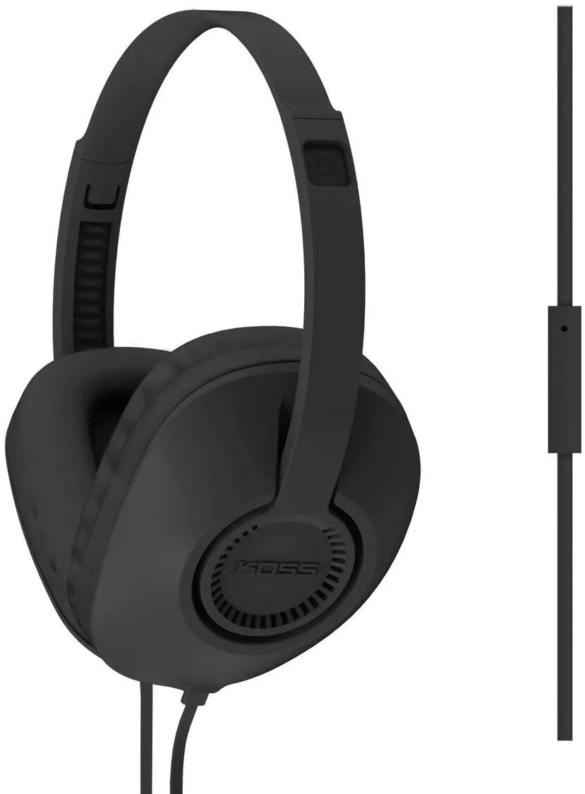 Casti Over-Head Koss UR23iK Headphones, Over-Ear, Wired, Microphone, Black