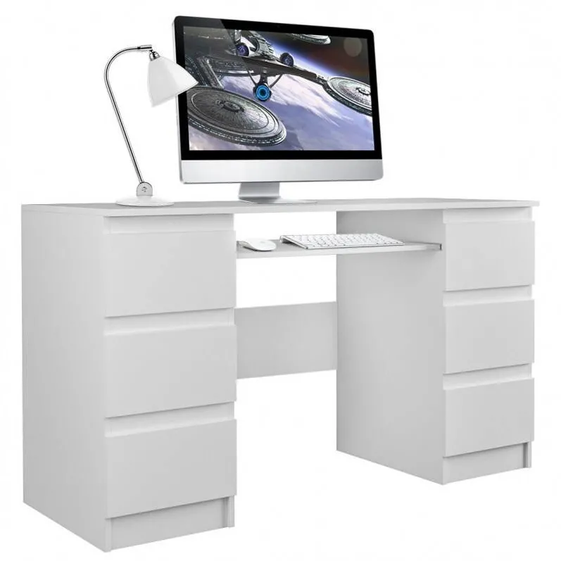 TOP E SHOP Topeshop KUBA BIEL MAT computer desk White