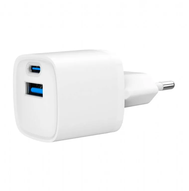 Gembird Gembird GEMBIRD 2-port 20W USB fast charger USB A + USB Type-C white