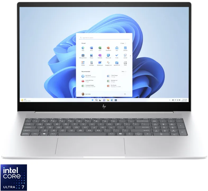Laptop HP ENVY 17-da0021nn Intel Core Ultra 7 155H 17.3inch FHD Touch 16GB DDR5 512GB PCIe Intel Arc W11H Glacier Silver
