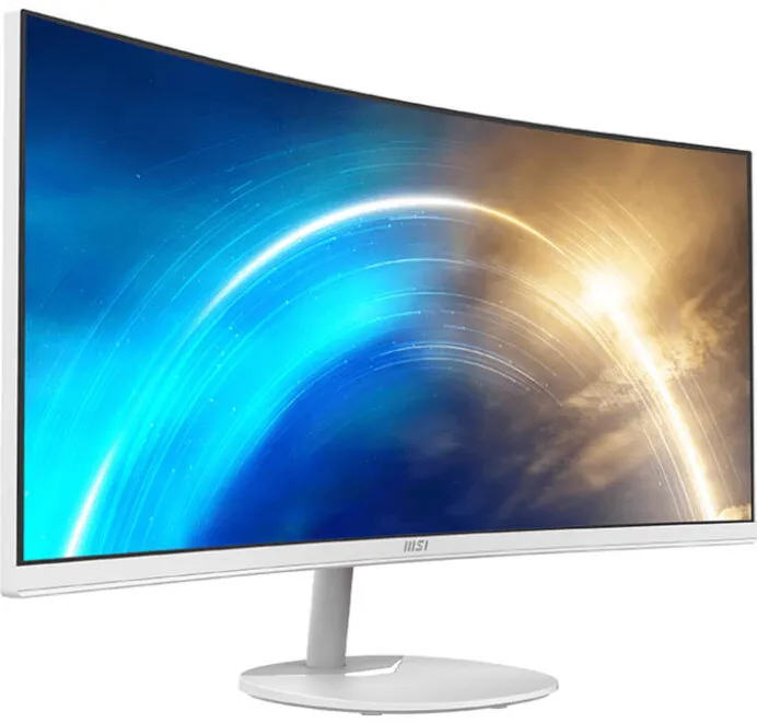 Monitor MSI PRO MP341CQWDE, LED - 34 - white, WQHD, VA, curved, 100Hz panel