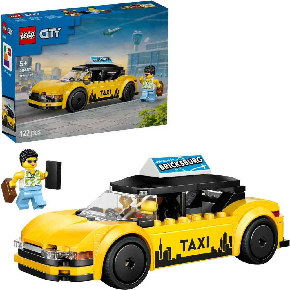 LEGO CITY 60487 Yellow Taxi