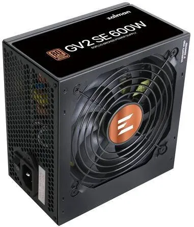 Sursa PC Zalman Sursa PC SURSA "ZM600", 600W,  certificare 80Plus Bronze, non-modular,  fan 120mm, negru, "ZM600-GV2SE"