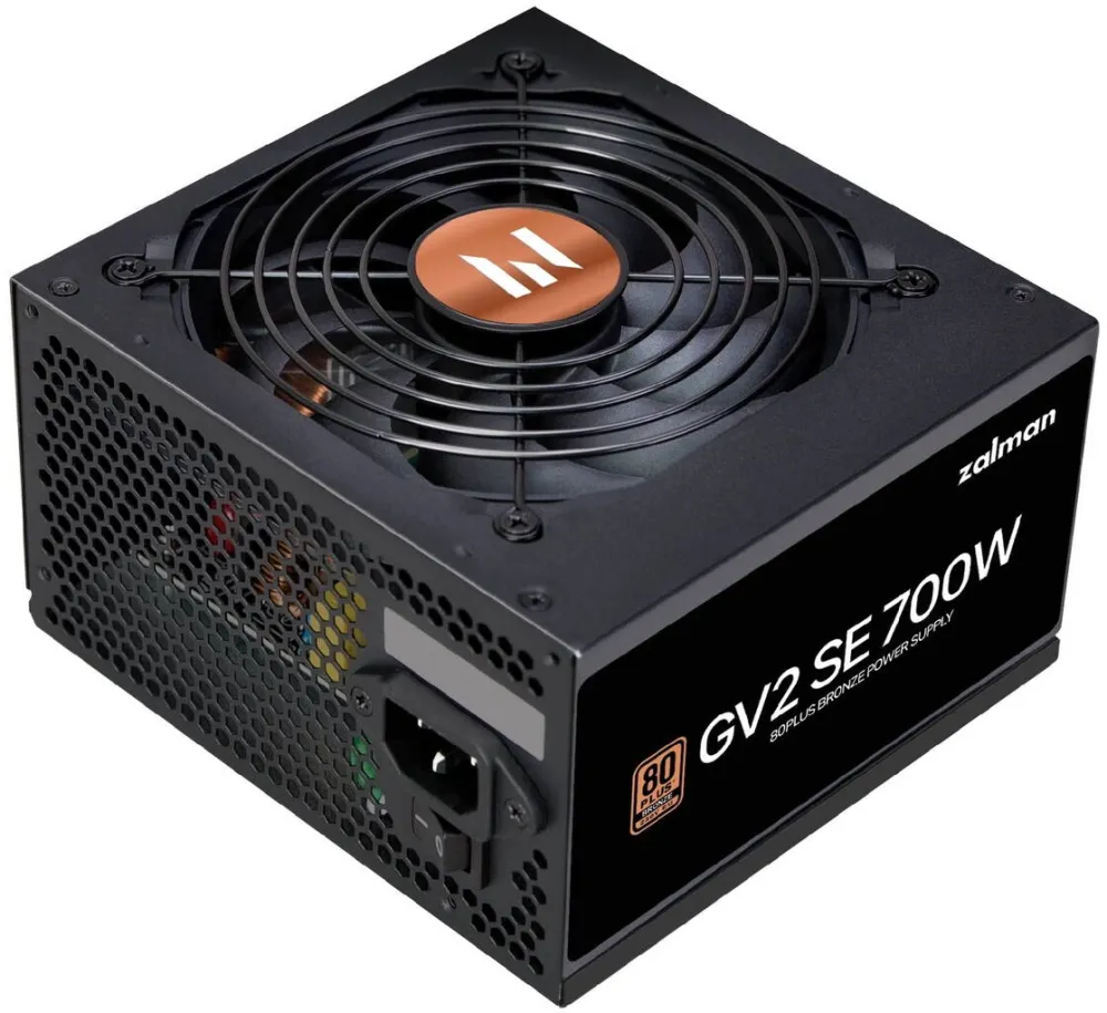 Sursa PC Zalman Sursa PC SURSA "ZM700", 700W,  certificare 80Plus Bronze, non-modular,  fan 120mm, negru, "ZM700-GV2SE"