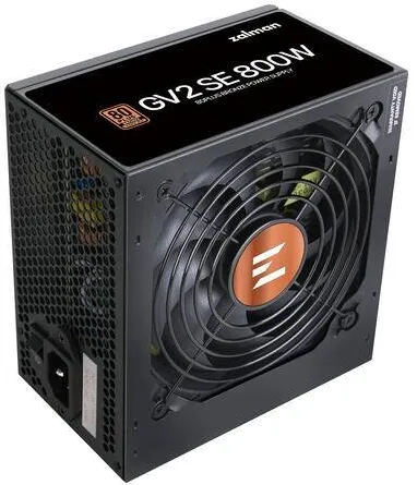 Sursa PC Zalman Sursa PC SURSA "ZM800", 800W,  certificare 80Plus Bronze, non-modular,  fan 120mm, negru, "ZM800-GV2SE"
