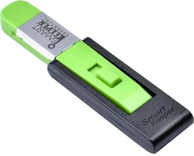 Hub USB SmartKeeper U04GN 1 x Lock Key Mini Green SLSART-0099 SLSART0099 (SLSART-0099)