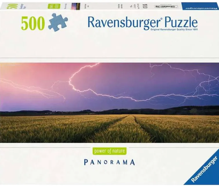 Puzzle Ravensburger Panorama - Summer Thunderstorm 500 pieces