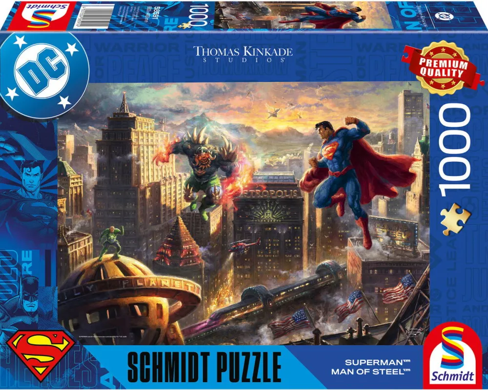 Puzzle Schmidt Spiele Thomas Kinkade Studios: DC Superman - Man of Steel, 1000 pieces