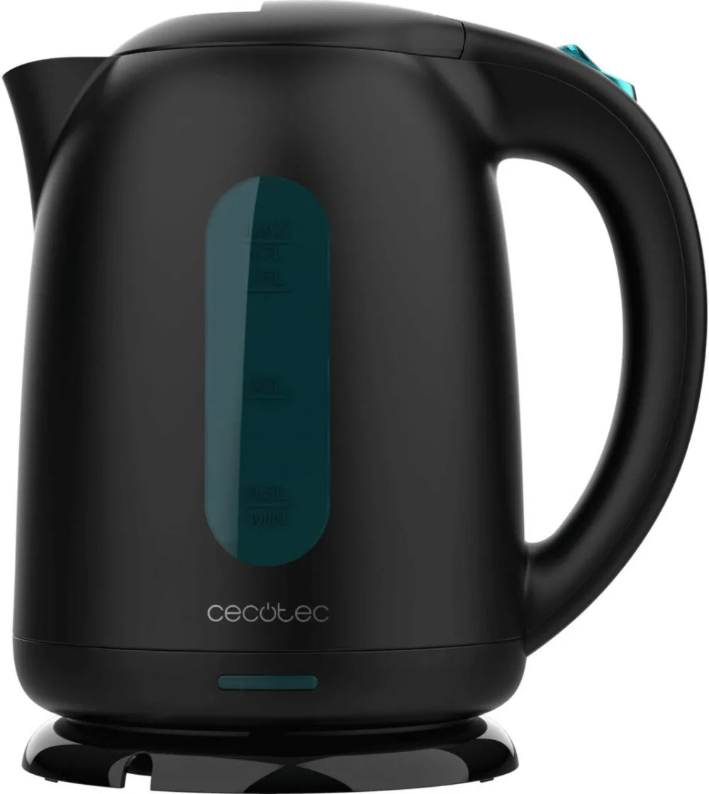 CECOTEC Thermosense 180, kettle black, 2200 watts, 1.7 liters