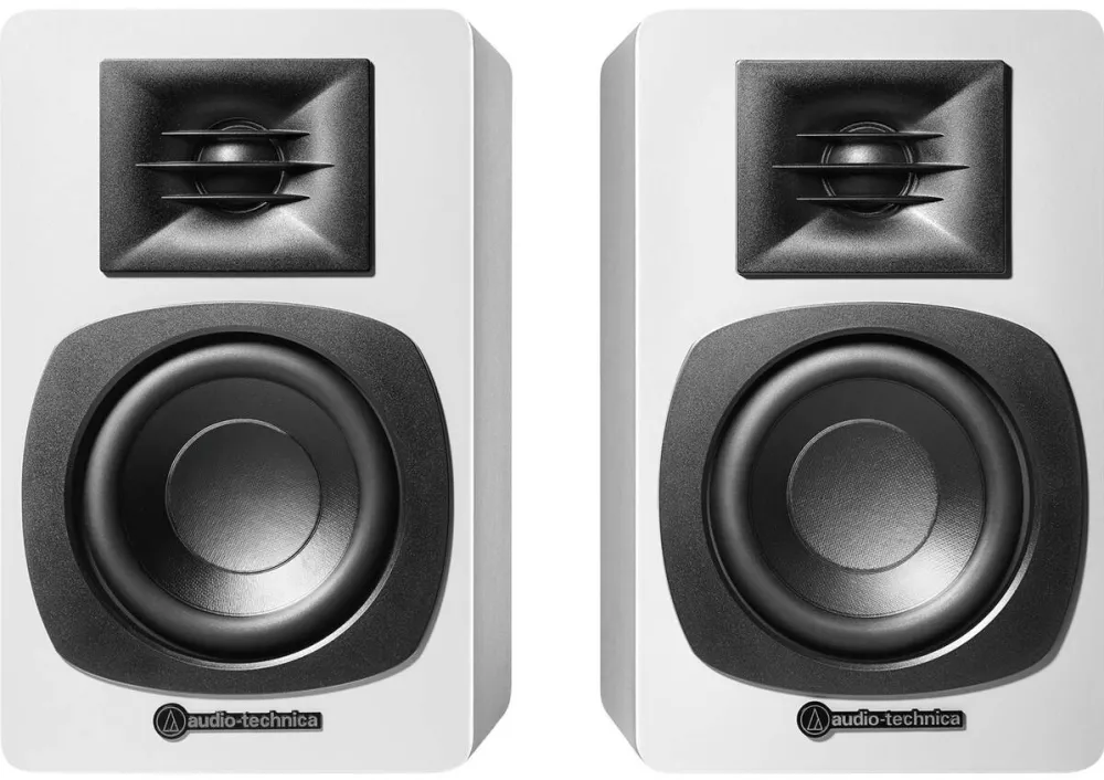 Audio Technica Active Bookshelf Speakers AT-SP3X White, Bluetooth
