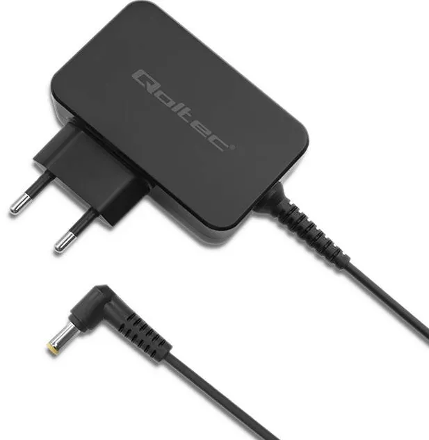 Accesoriu Laptop QOLTEC Incarcator Laptop Cu Cablu, Qoltec, 52394, Putere: 45W, Tensiune De Iesire: 19V, Intensitate De Iesire: 2.37A, Conector: 5.5 * 1.7 mm, Dimensiuni: 90 x 75 x 30 mm, Negru