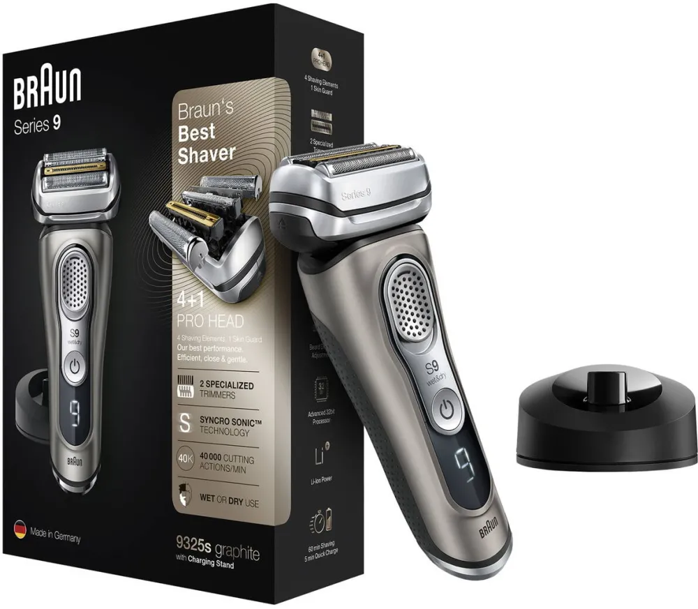 Aparat de ras electric BRAUN Series 9 9325s 5 elemente de taiere rezistent la apa