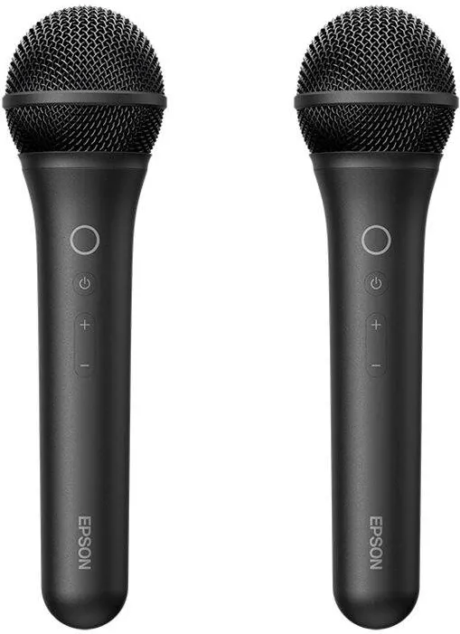 Microfon Epson Microfon Epson Epson ELPKM01 Wireless Karaoke Microphone Pair, Black