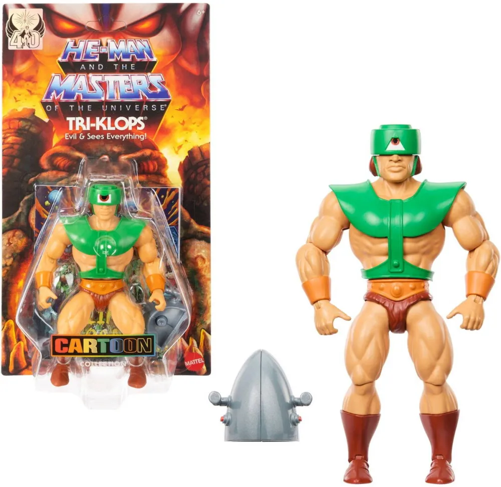 MATTEL Mattel M.o.t.U. Origins Core Cartoon Collection Tri-Klops