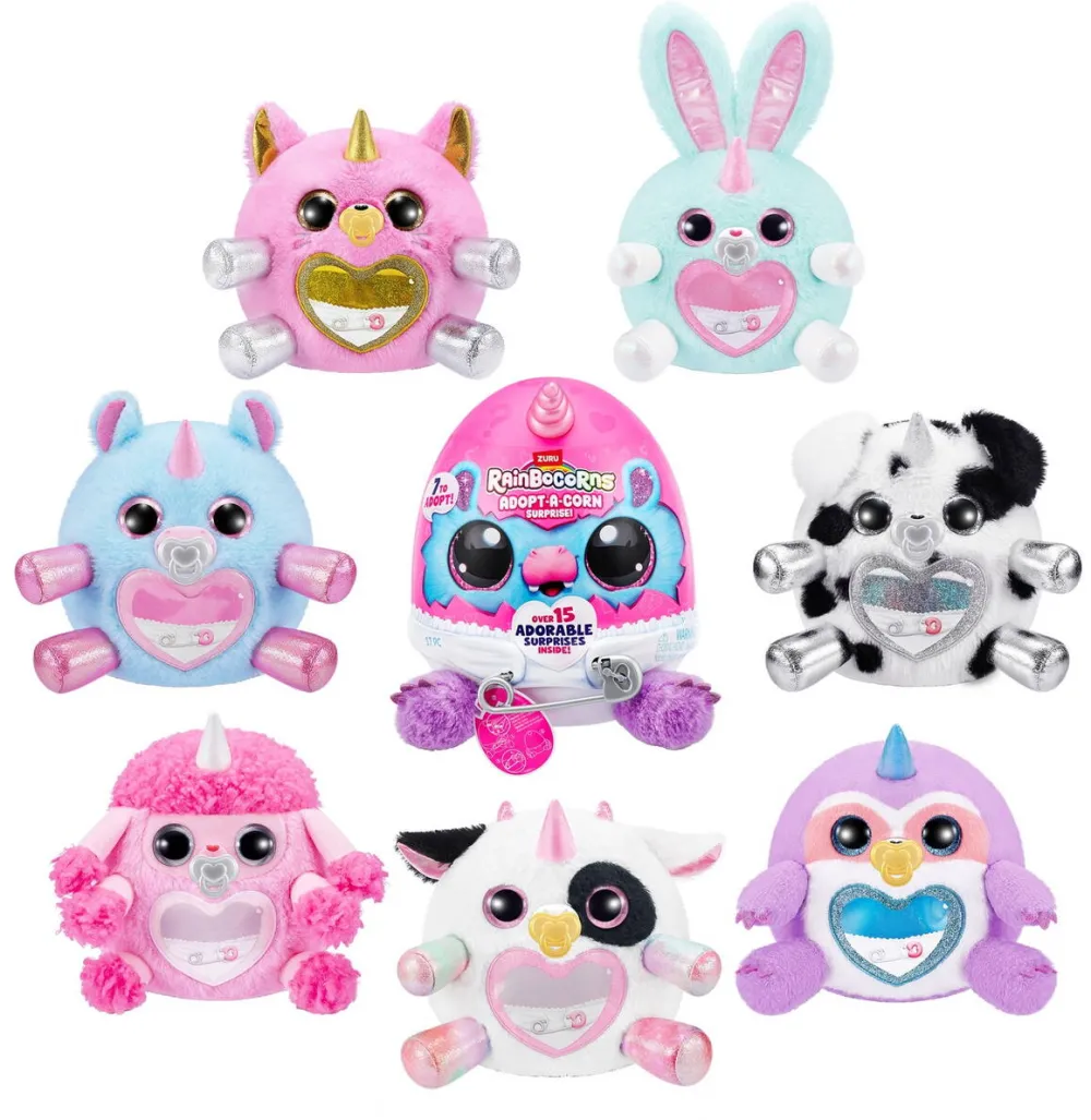 ZURU ZURU ZURU Rainbowcorns Adopt-A-Corn Surprise, Toy Figure, Assorted Item