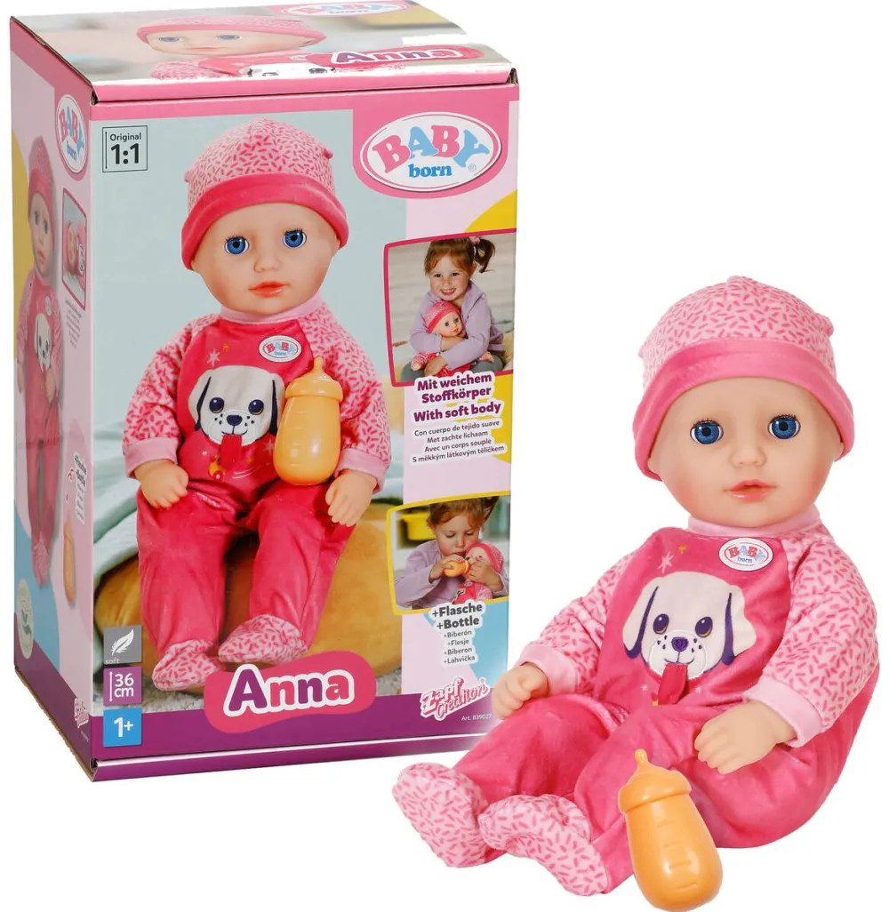 Zapf BABY born Anna Pink 36cm