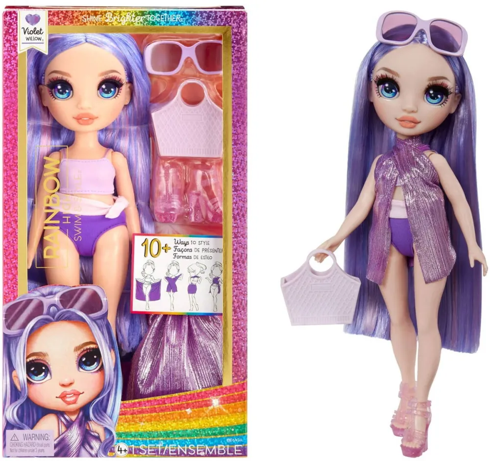 Mga Rainbow High Swim & Style - Violet (Purple), doll