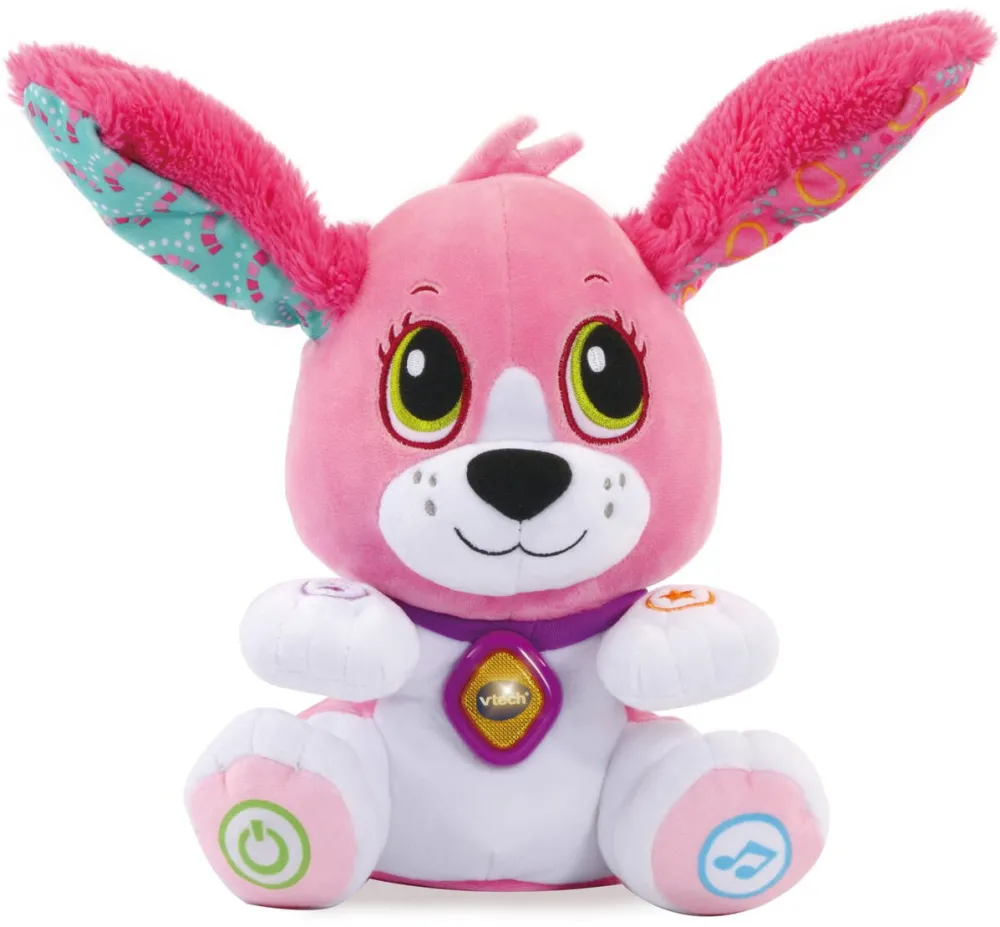 VTech Talk to Me Puppy Cuddly Toy (Pink)