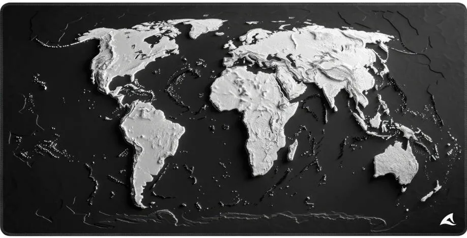 Mouse pad Sharkoon SKILLER SGP40 D14, gaming black/white