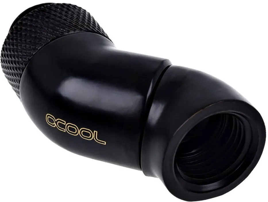 Alphacool Eiszapfen 90° angle adapter 1/4", black - 17250