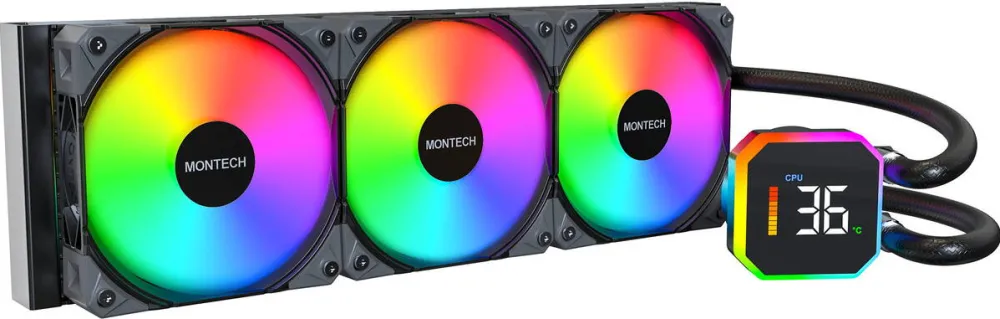 Montech Montech Montech HyperFlow Digital 360, water cooling, black