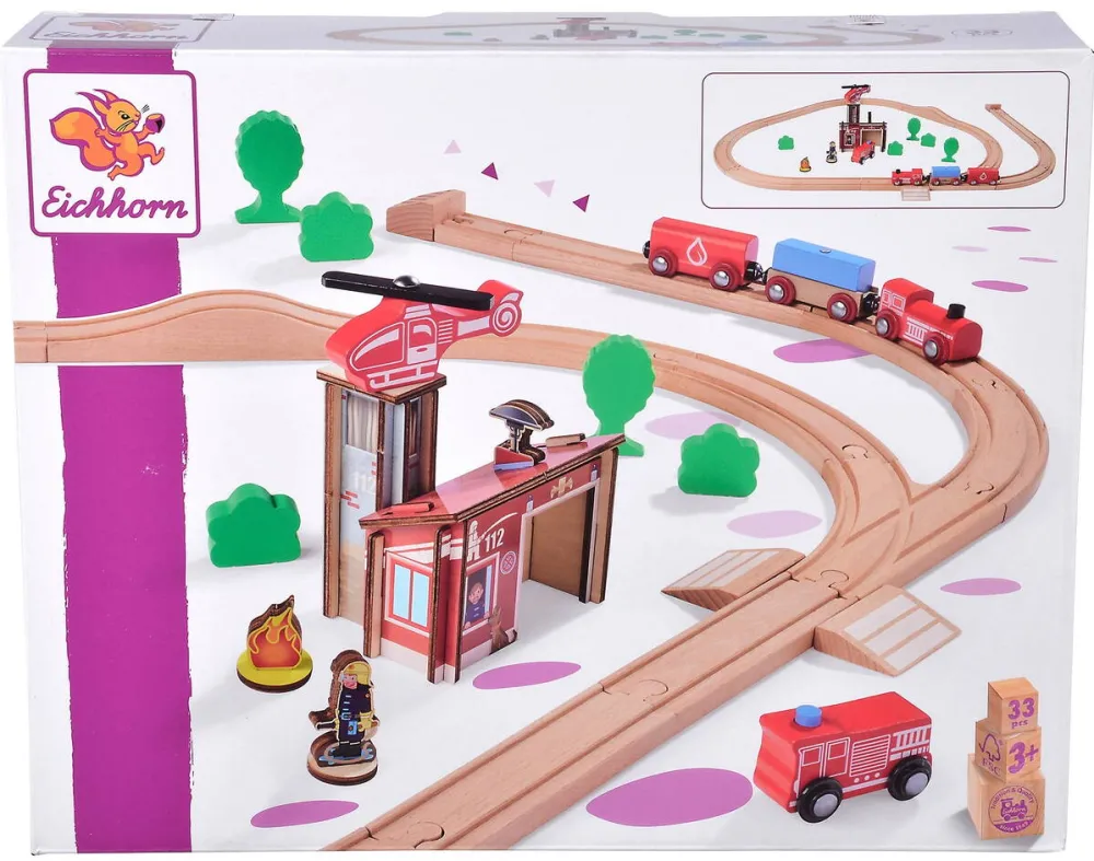 Simba Dickie Eichhorn Train Set Fire Department