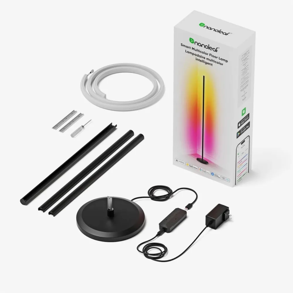 Nanoleaf Nanoleaf Floor Lamp Smart Matter WiFi 22W 1700Lm RGBW