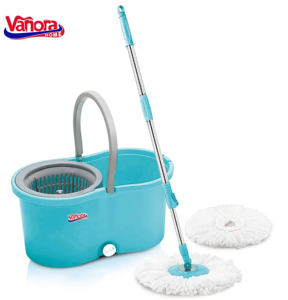 VANORA Set curatenie CLEAN360, mop rot.albastru