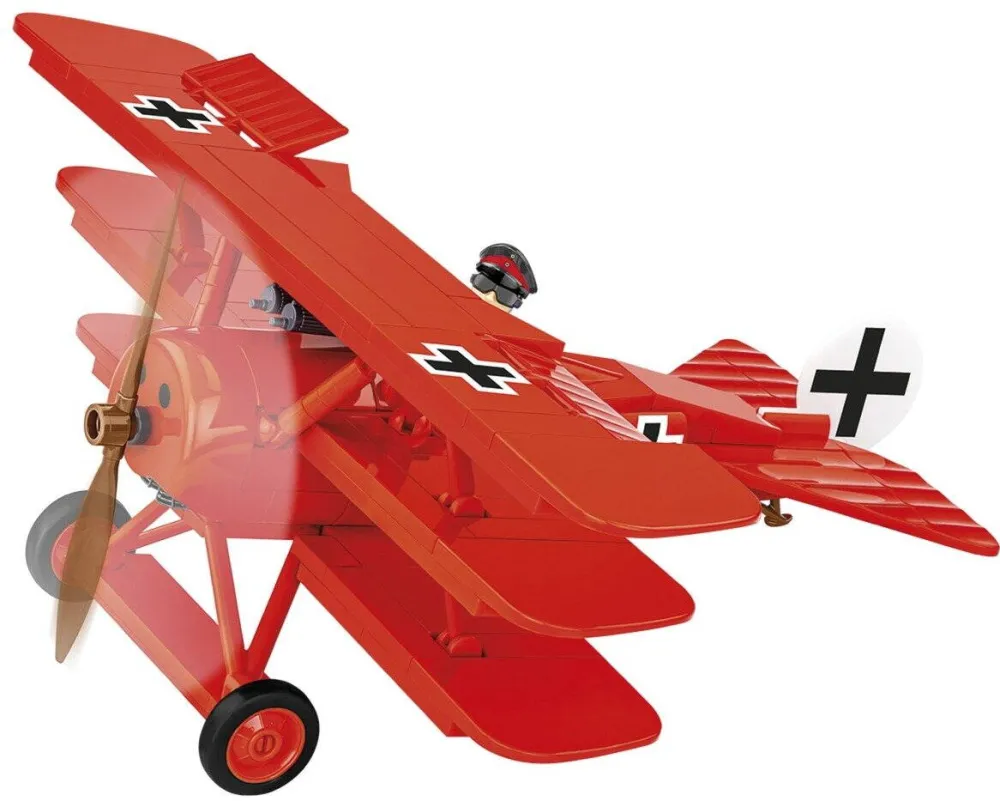 Puzzle Cobi Klocki Blocks Fokker DR.1 Red Baron 221 blocks
