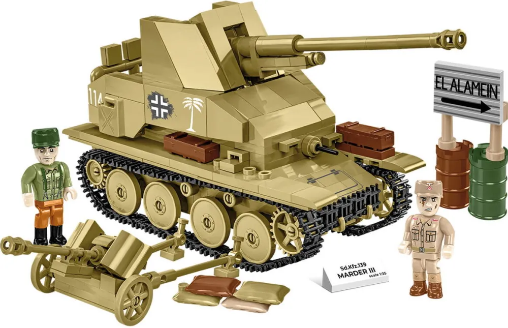 Puzzle Cobi Klocki Blocks Sd.Kfz. Marder III 486 blocks
